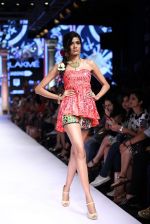 Model walk the ramp for Suneet Varma Show at Lakme Fashion Week 2015 Day 4 on 21st March 2015